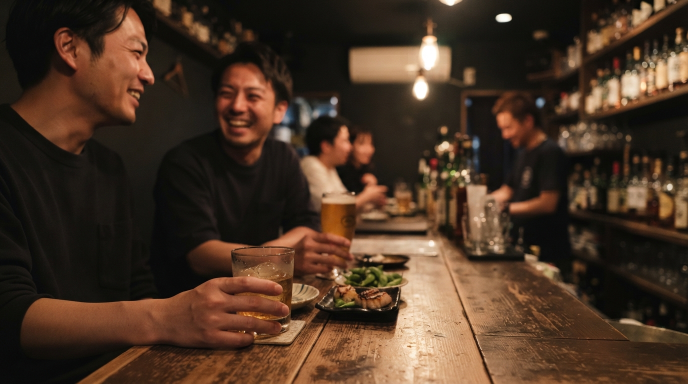 カウンターで話が弾んだ夜の見出し画像